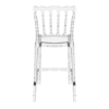 Opera Bar Stool 65 Clear Transparent Back
