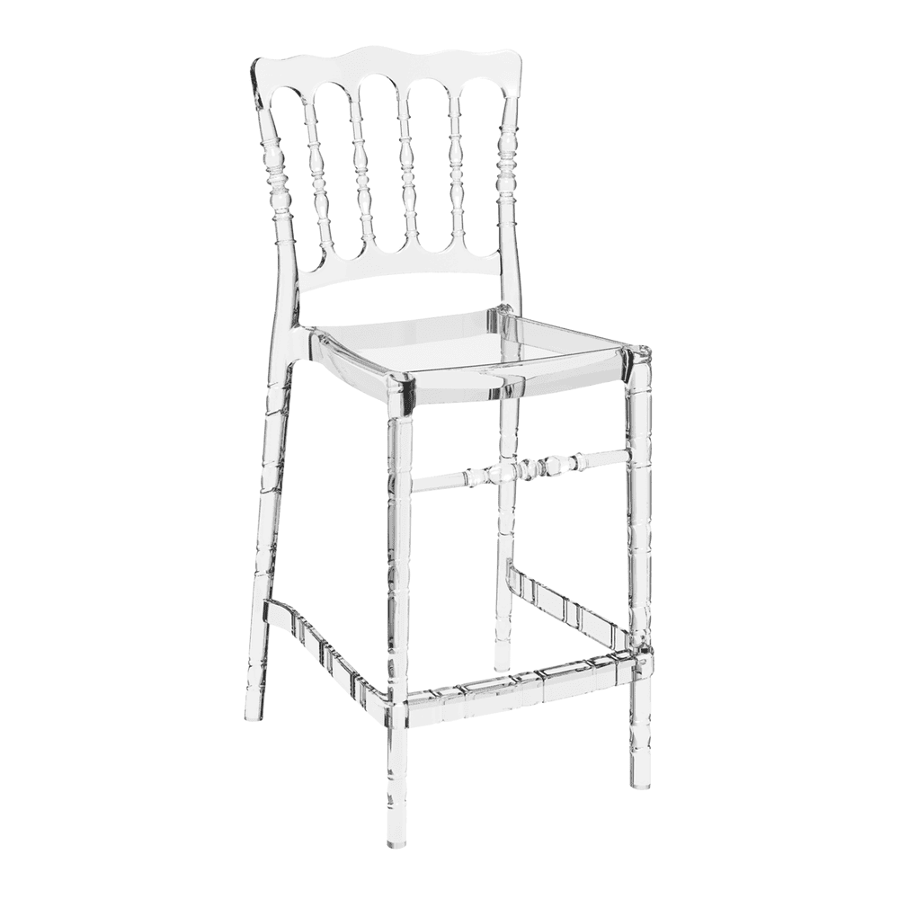 Opera Bar Stool 65 Clear Transparent