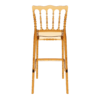Opera Bar Stool 75 Amber Transparent Back