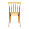 Opera Side Chair Amber Transparent Back