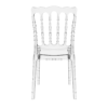 Opera Side Chair Clear Transparent Back