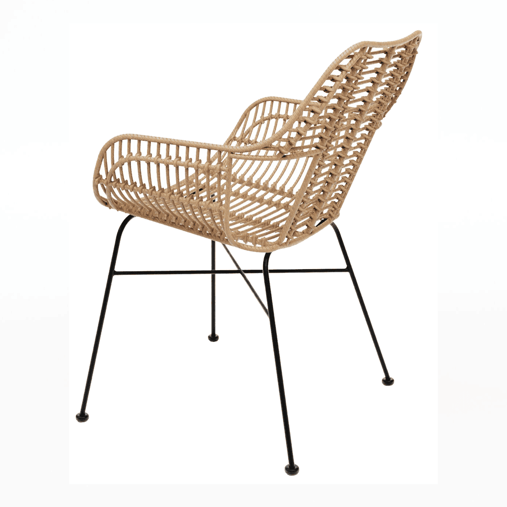Palm Stacking Armchair Natural Back