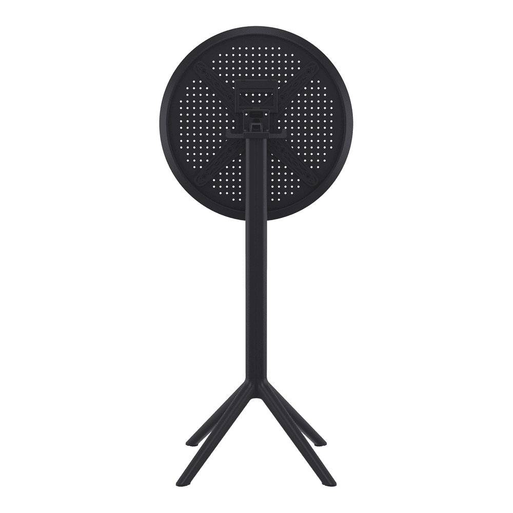 Sky Folding Bar Table 60 Round Black Folding 1