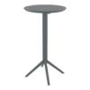 Sky Folding Bar Table 60 Round Dark Grey