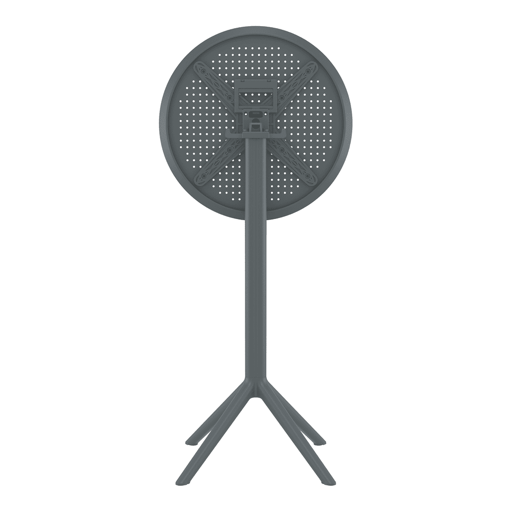 Sky Folding Bar Table 60 Round Dark Grey Folding 1