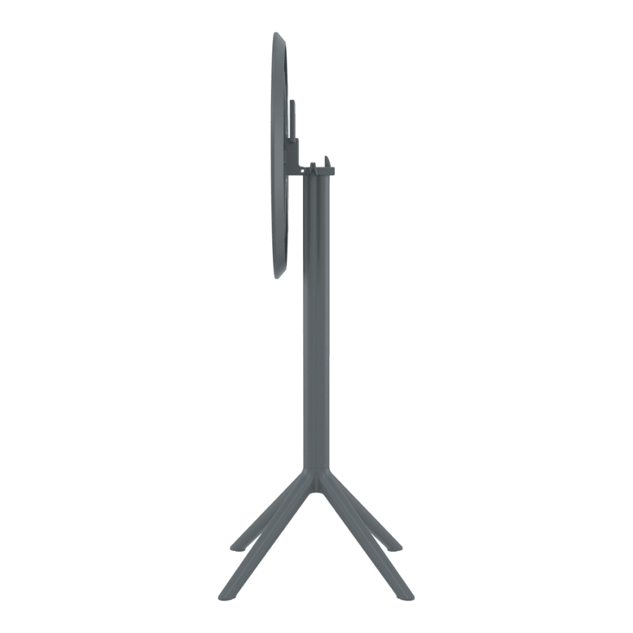 Sky Folding Bar Table 60 Round Dark Grey Folding 2