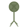 Sky Folding Bar Table 60 Round Olive Green Folding 1