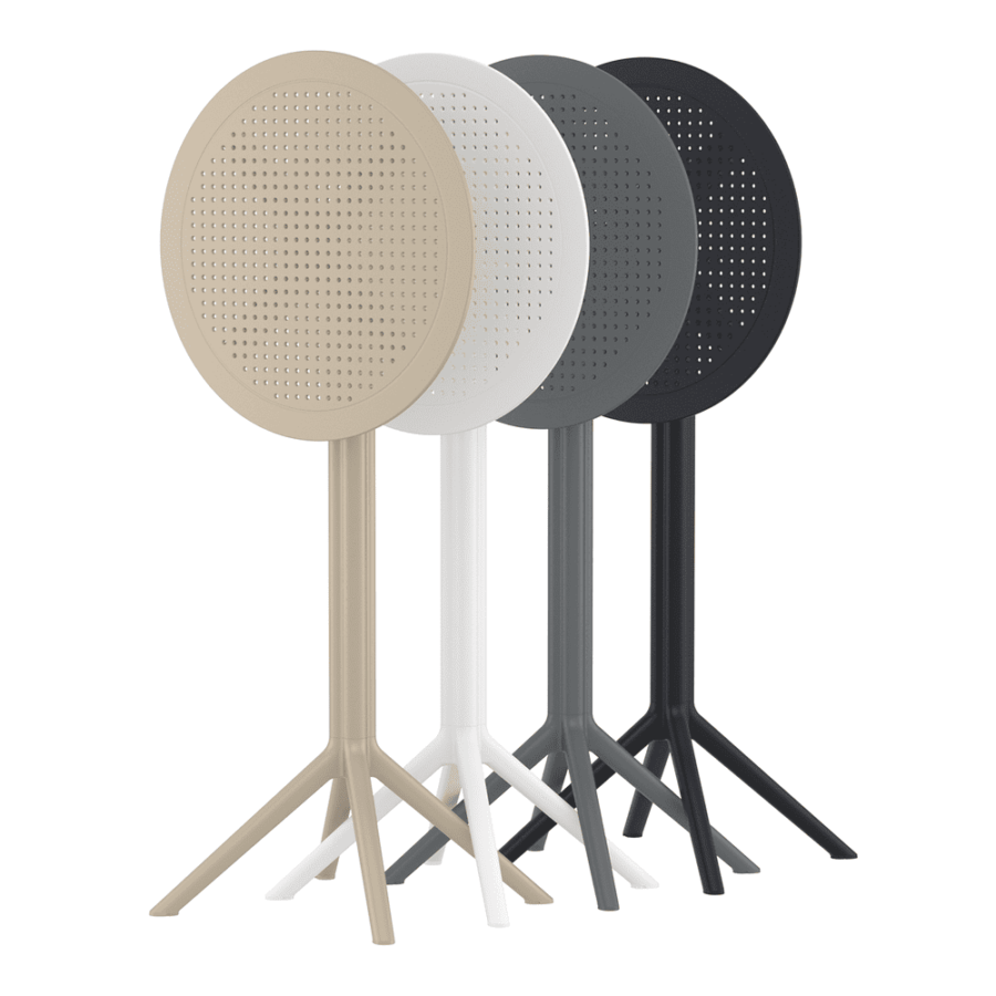 Sky Folding Bar Table 60 Round Stacking 2