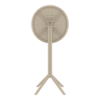 Sky Folding Bar Table 60 Round Taupe Folding 1