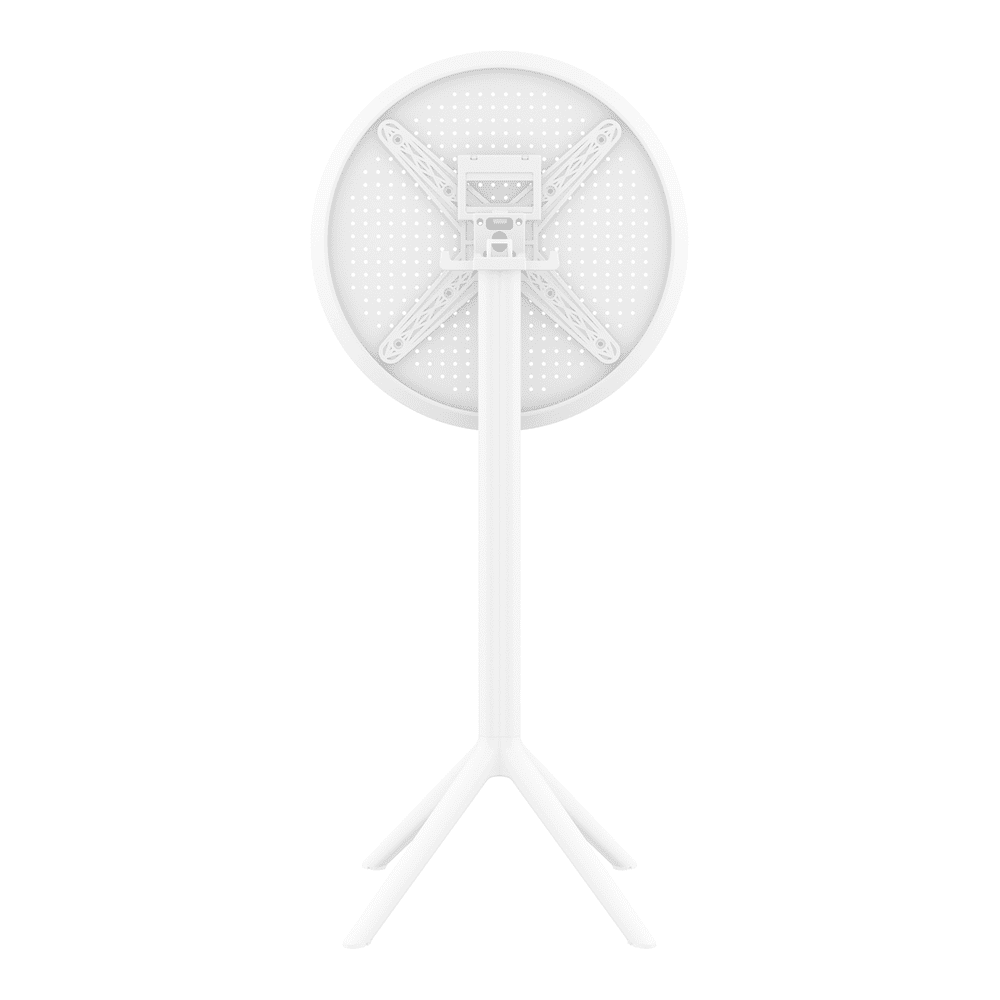 Sky Folding Bar Table 60 Round White Folding 1