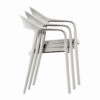 Wave Stacking Armchair White Stacking