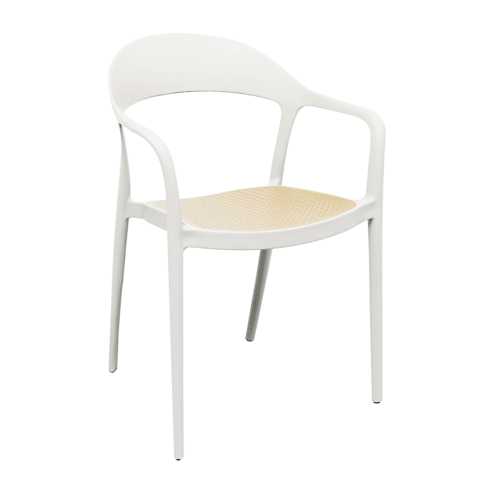Wave Stacking Armchair White