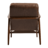 Darwen Lounge Armchair Vintage Brown Back