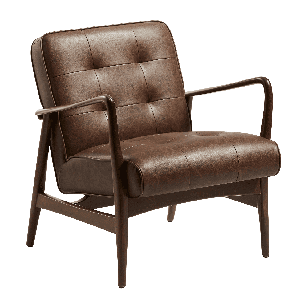 Darwen Lounge Armchair Vintage Brown