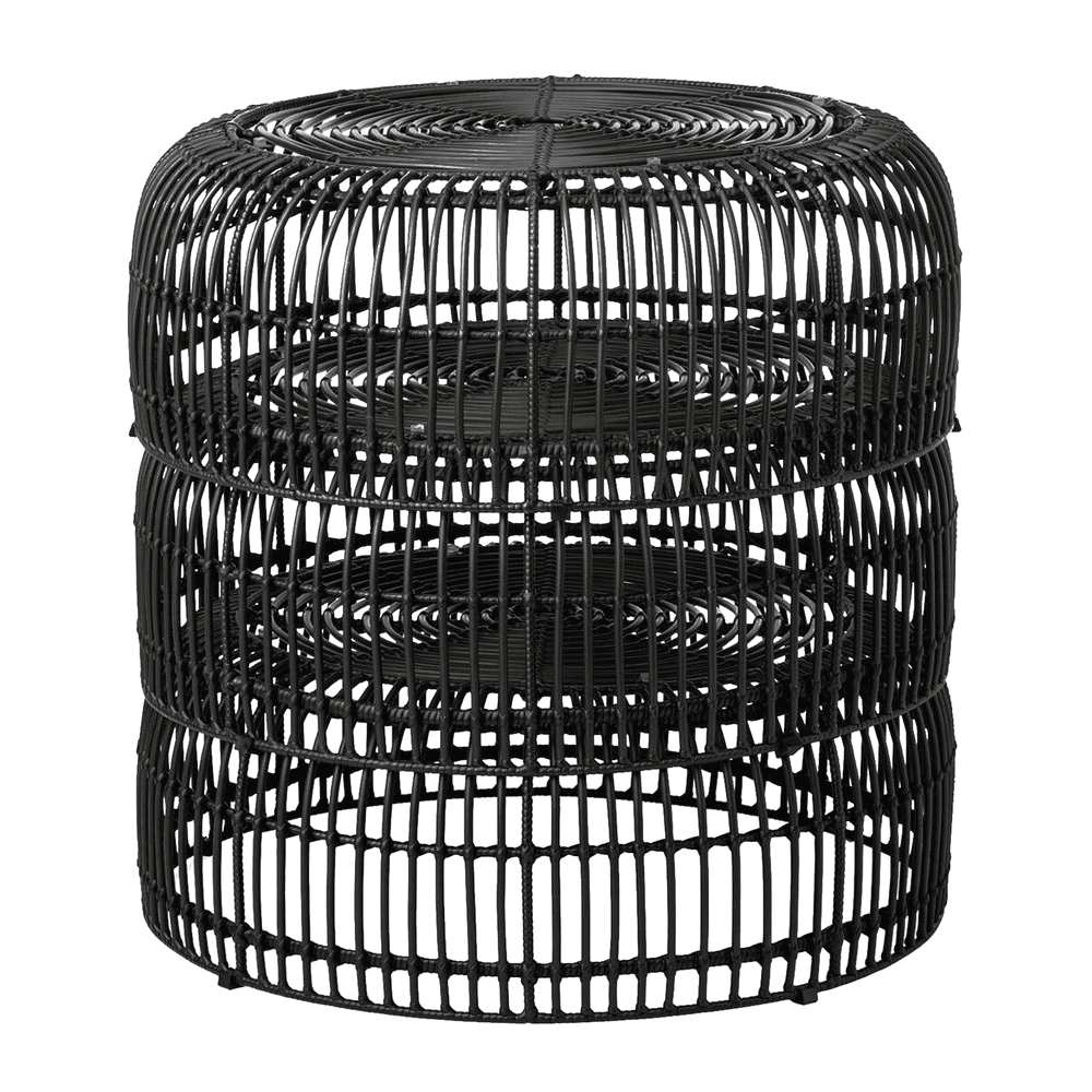 Palm Stacking Coffee Table Black Stacking