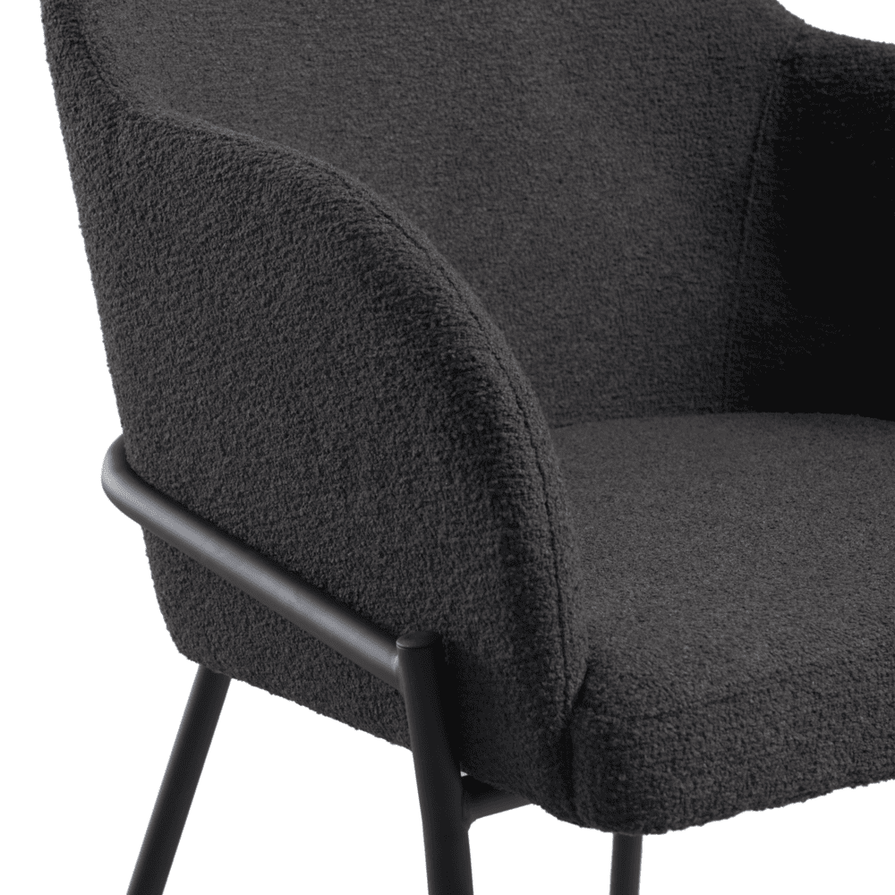 Westbury Armchair Dark Grey Detail 1