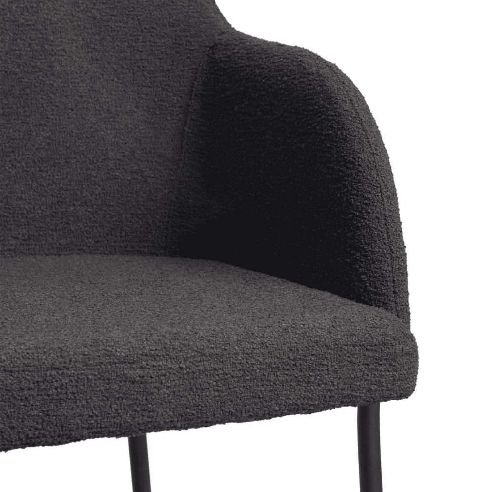 Westbury Armchair Dark Grey Detail 2