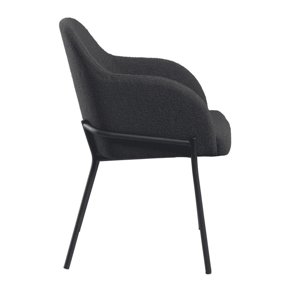 Westbury Armchair Dark Grey Side