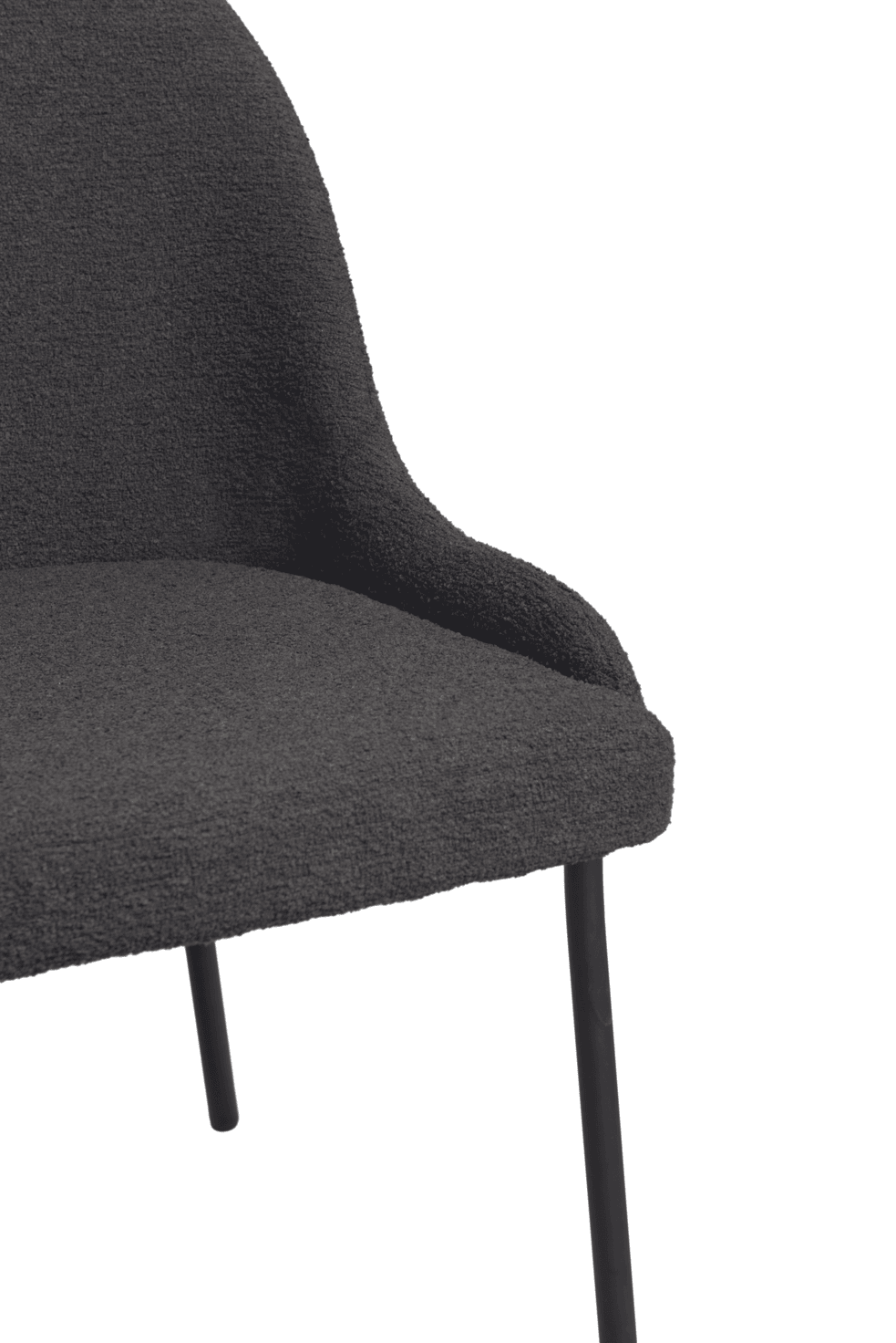 Westbury Side Chair Dark Grey Detail 1