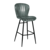 001 Za.3415st Lars Bar Stool Steel Grey Front