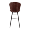 008 Lars Bar Stool Claret Red Back