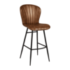 012 Za.3417st Lars Bar Stool Pecan Brown Front