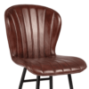 Lars Bar Stool Claret Red Detail 1