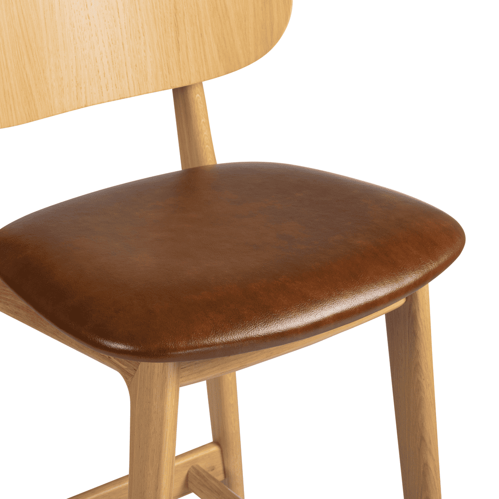 Relish Bar Stool Natural Oak Detail 2