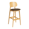Relish Bar Stool Oak Brown Seat