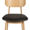Relish Side Chair Black Seat Pad Detail 1