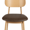 Relish Side Chair Brown Seat Pad Detail 1