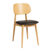 Relish Side Chair Oak Black Seat