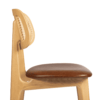 Relish Side Chair Oak Rattan Seat Detail2