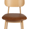 Relish Side Chair Tan Seat Pad Detail 1
