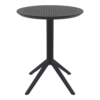 Sky Folding Table 60 Round Black Side