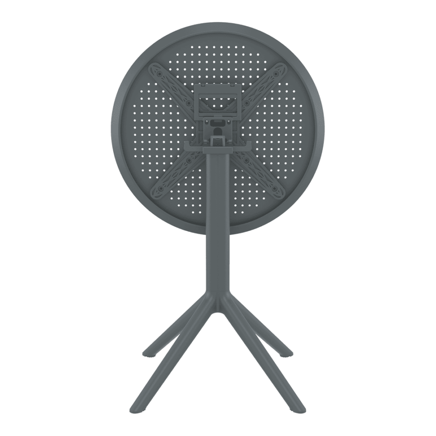 Sky Folding Table 60 Round Dark Grey Folding 1