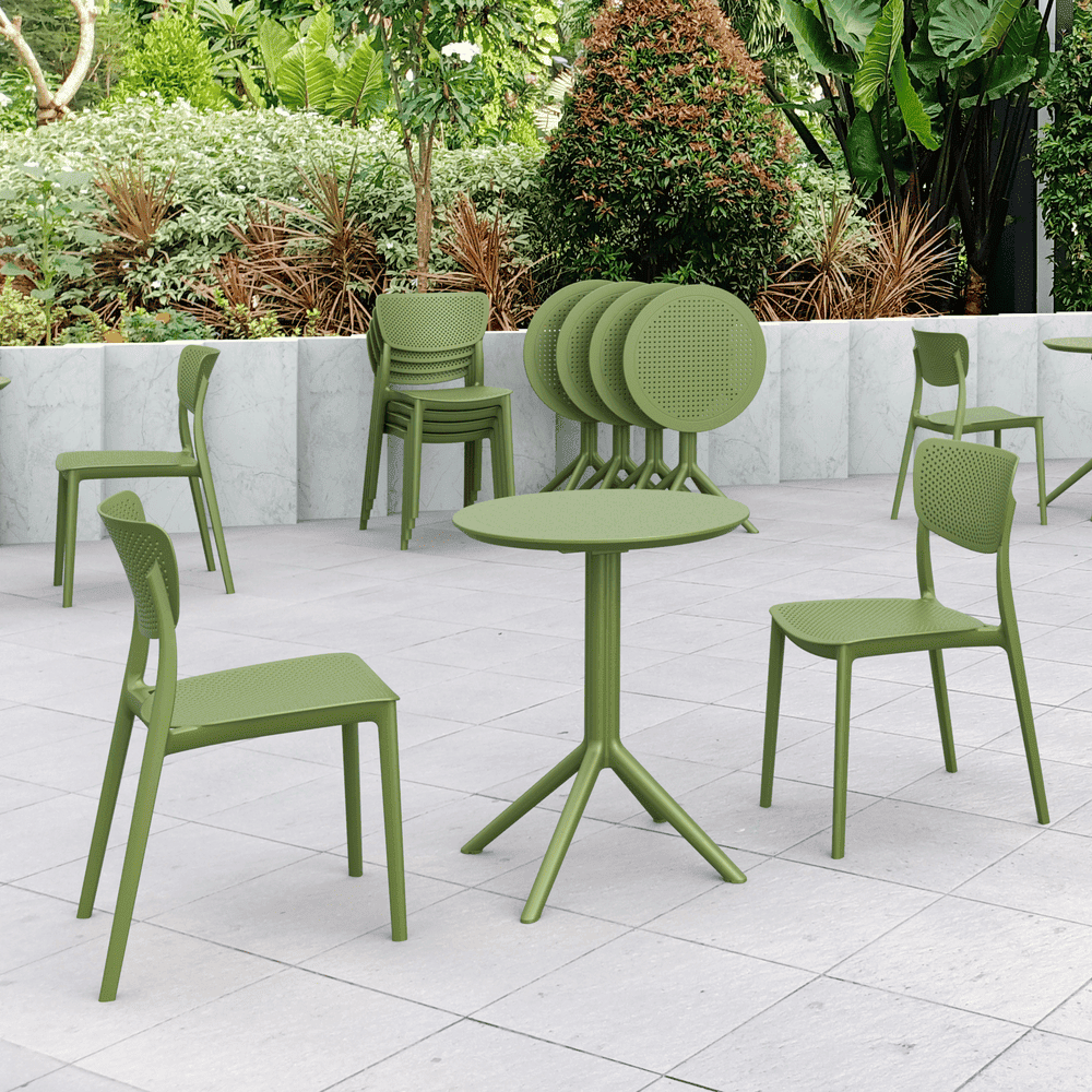 Sky Folding Table 60 Round Insitu 1