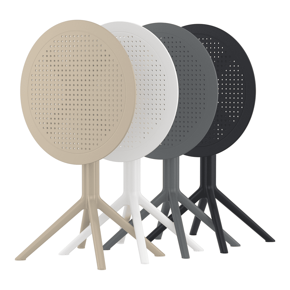 Sky Folding Table 60 Round Stacking 2