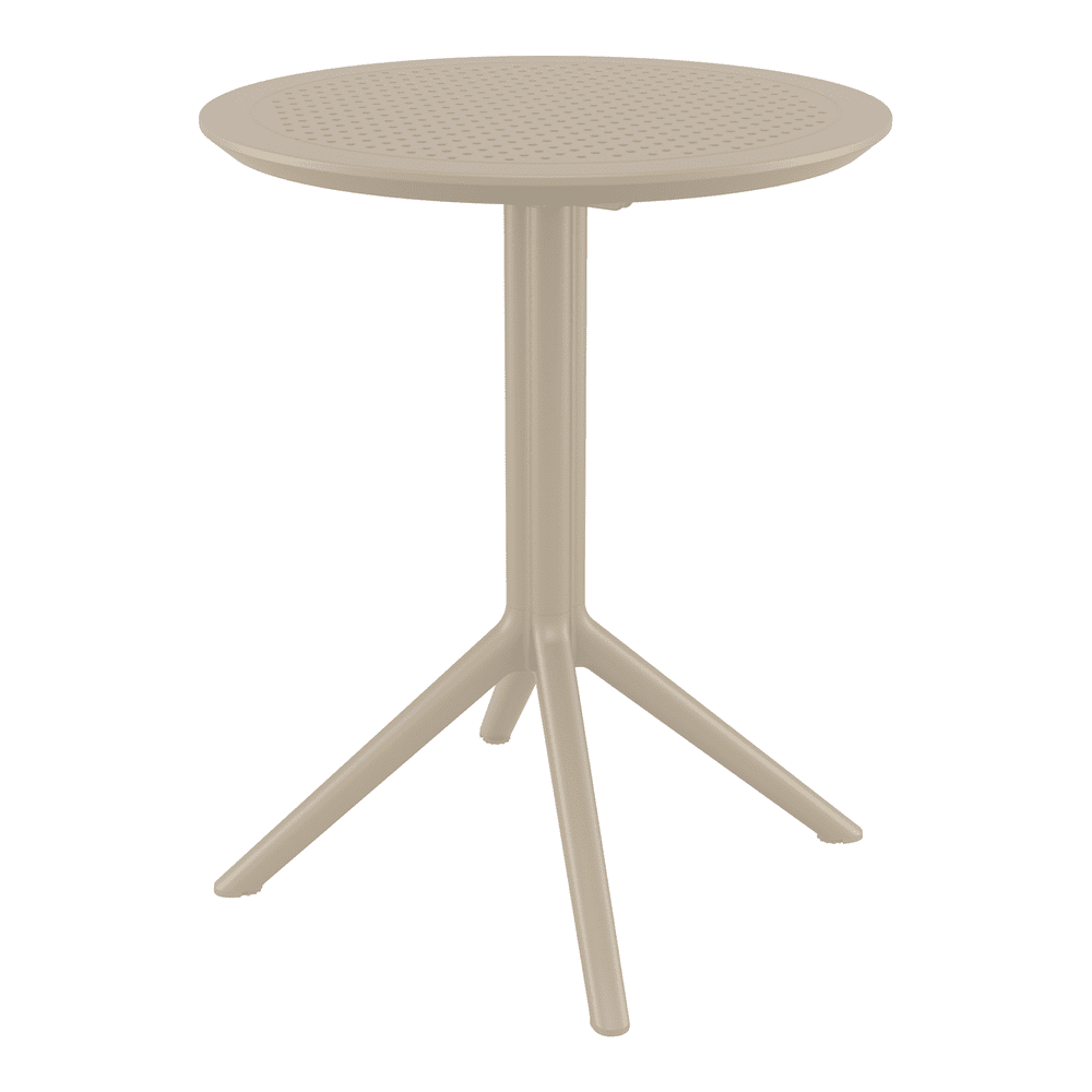 Sky Folding Table 60 Round Taupe
