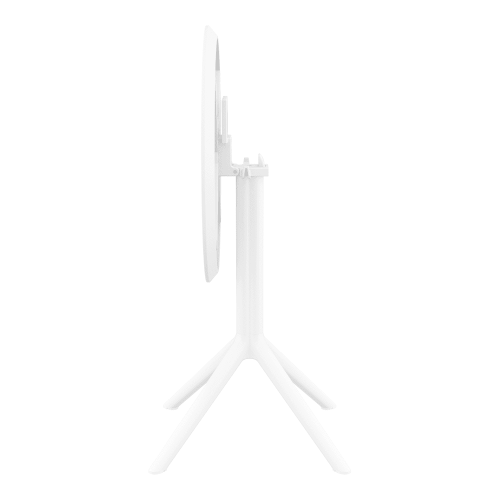 Sky Folding Table 60 Round White Folding 2