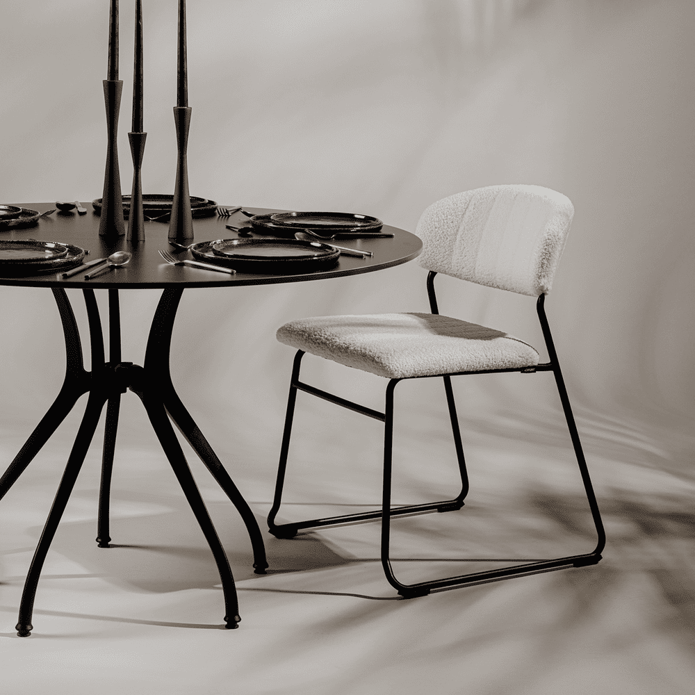 Teddy Stacking Side Chair Insitu 1