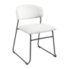 Teddy Stacking Side Chair White