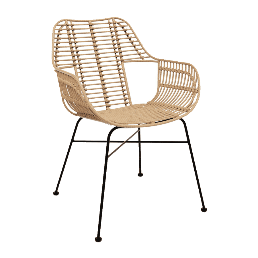 001 Za.3566c Palm Stacking Armchair