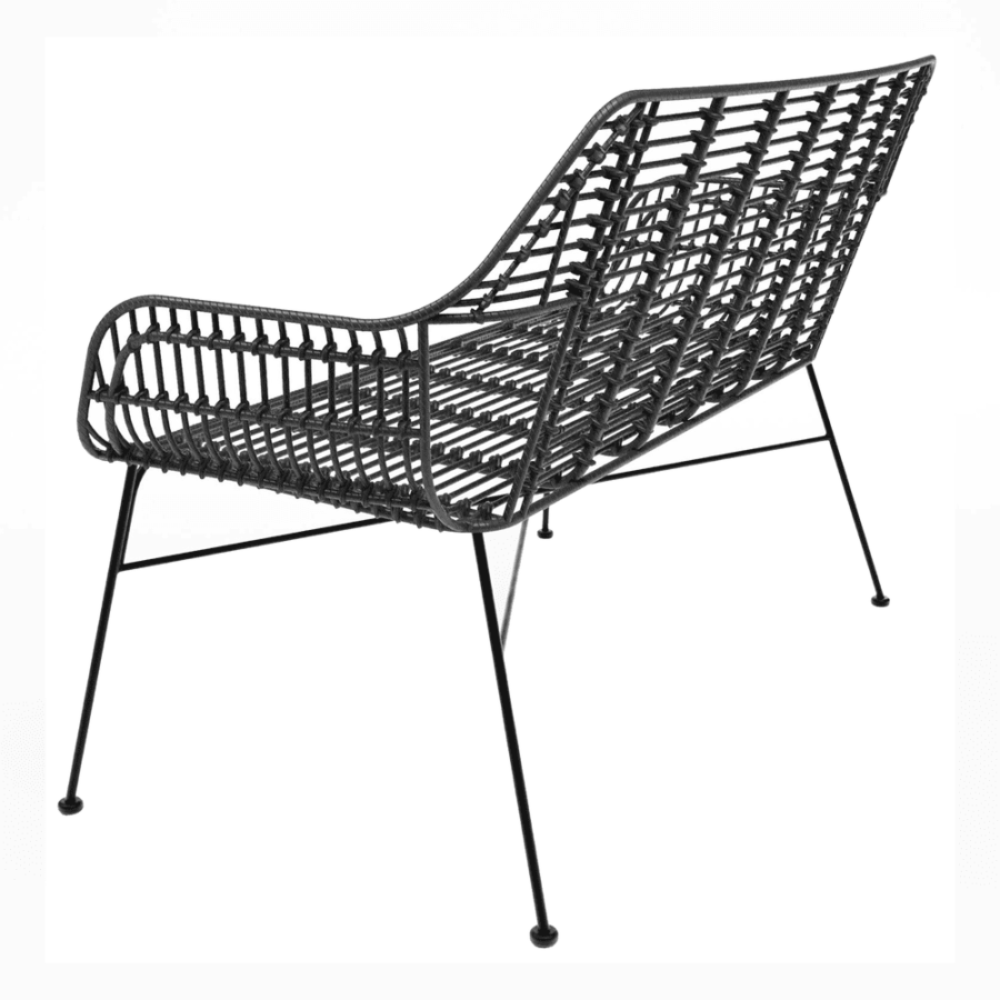 Palm Stacking Bench Black Back