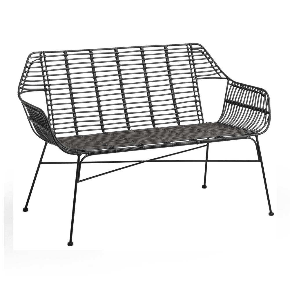 Palm Stacking Bench Black