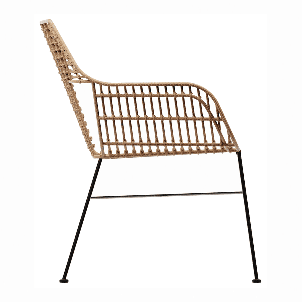 Palm Stacking Bench Natural Side