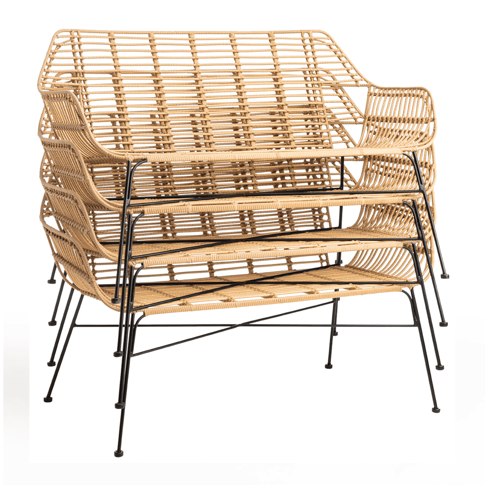 Palm Stacking Bench Natural Stacking 1