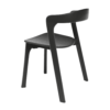 Nina Stacking Side Chair Black Back