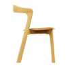 Nina Stacking Side Chair Natural Side
