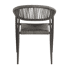 Atlantic Armchair Dark Grey Back